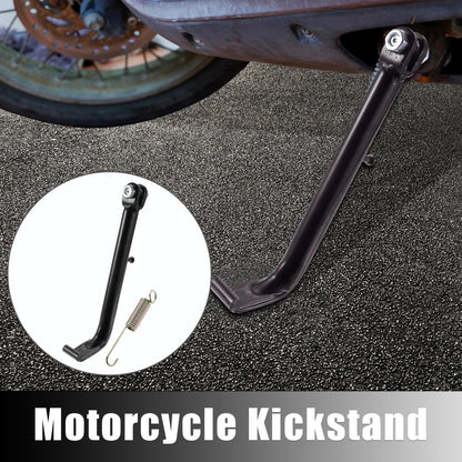 Motorcycle Side Kickstand Support Stand with Spring for Honda CG125 (2005–2015)