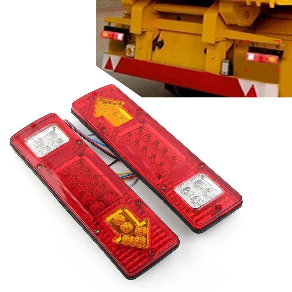 LED Rear Tail Lights for Trailer Lorry Caravan (po)