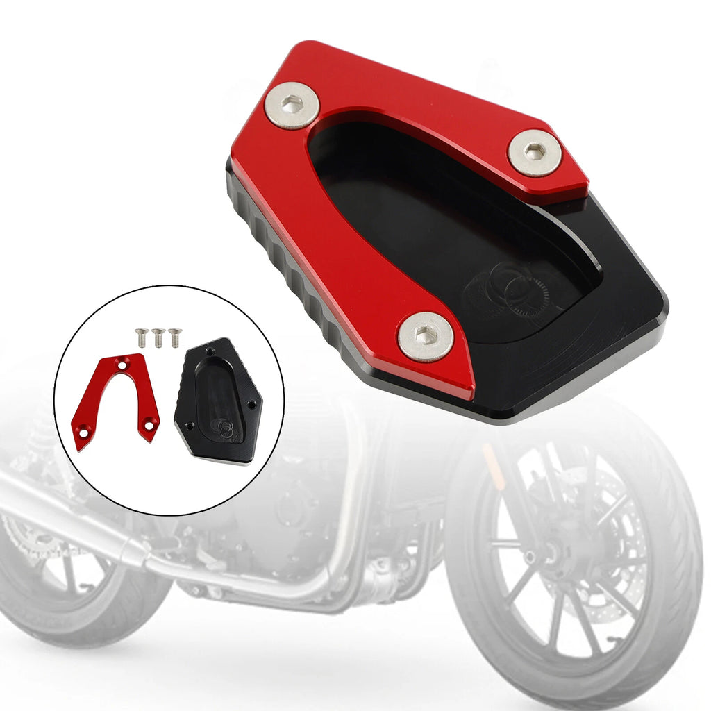 Kickstand Enlarger Plate Pad for Triumph Speed Twin 900 (2022–2023) & Street Cup 900 (2017–2018)