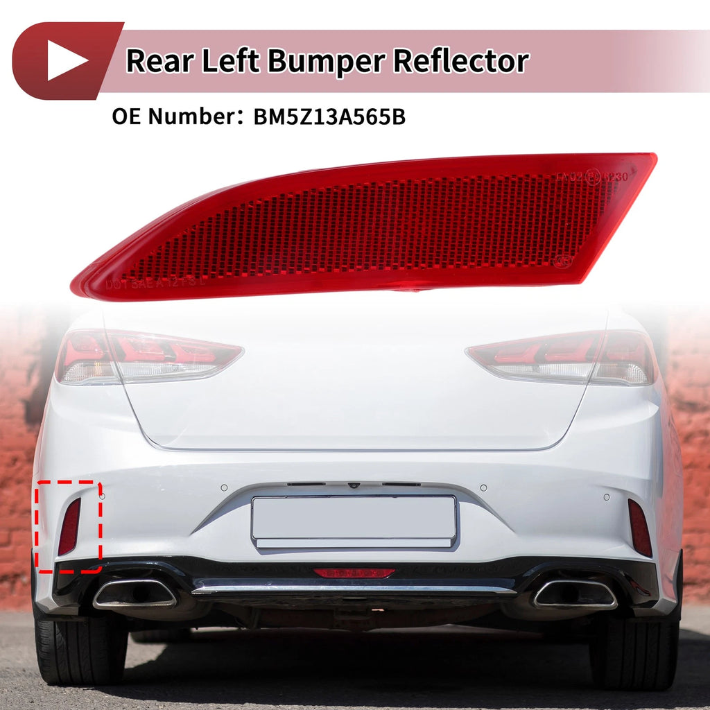 1 Pc Rear Left Bumper Reflector for Ford Focus (2012–2018) No.BM5Z13A565B