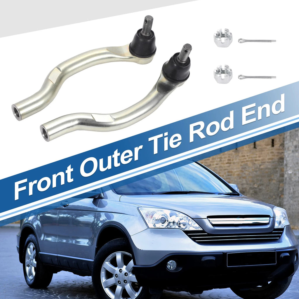 2pcs Front Outer Tie Rod Ends for Acura TSX (2009–2014)