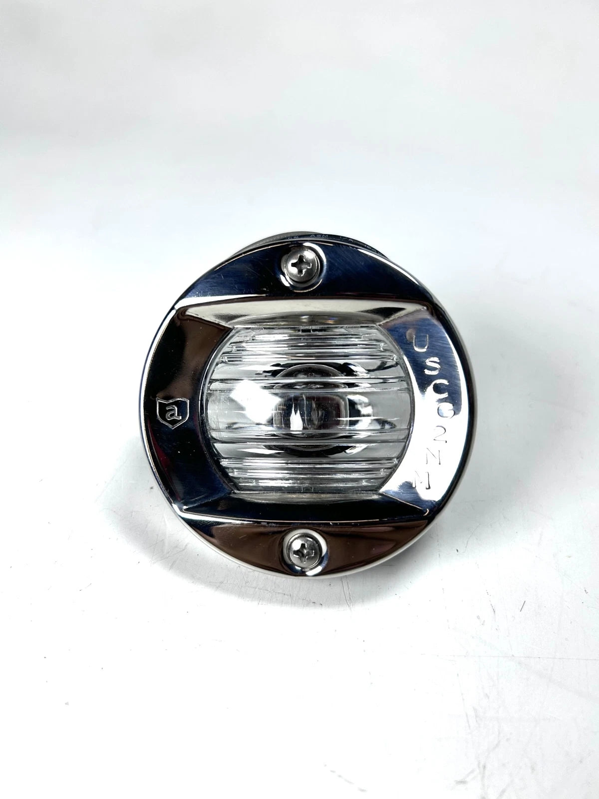 Stainless Steel Flush Mount Transom Round Light 2NM for Attwood Marine (6356D7)