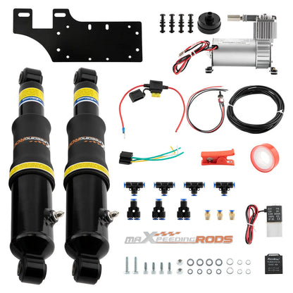 Rear Air Ride Suspension Kit for Harley Davidson Touring Bagger (1994–2023)