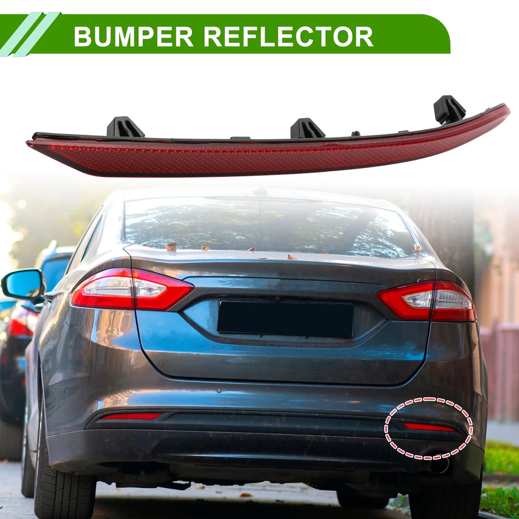 Bumper Reflector Replacement for Ford Fusion 2019–2020 Rear Right Red