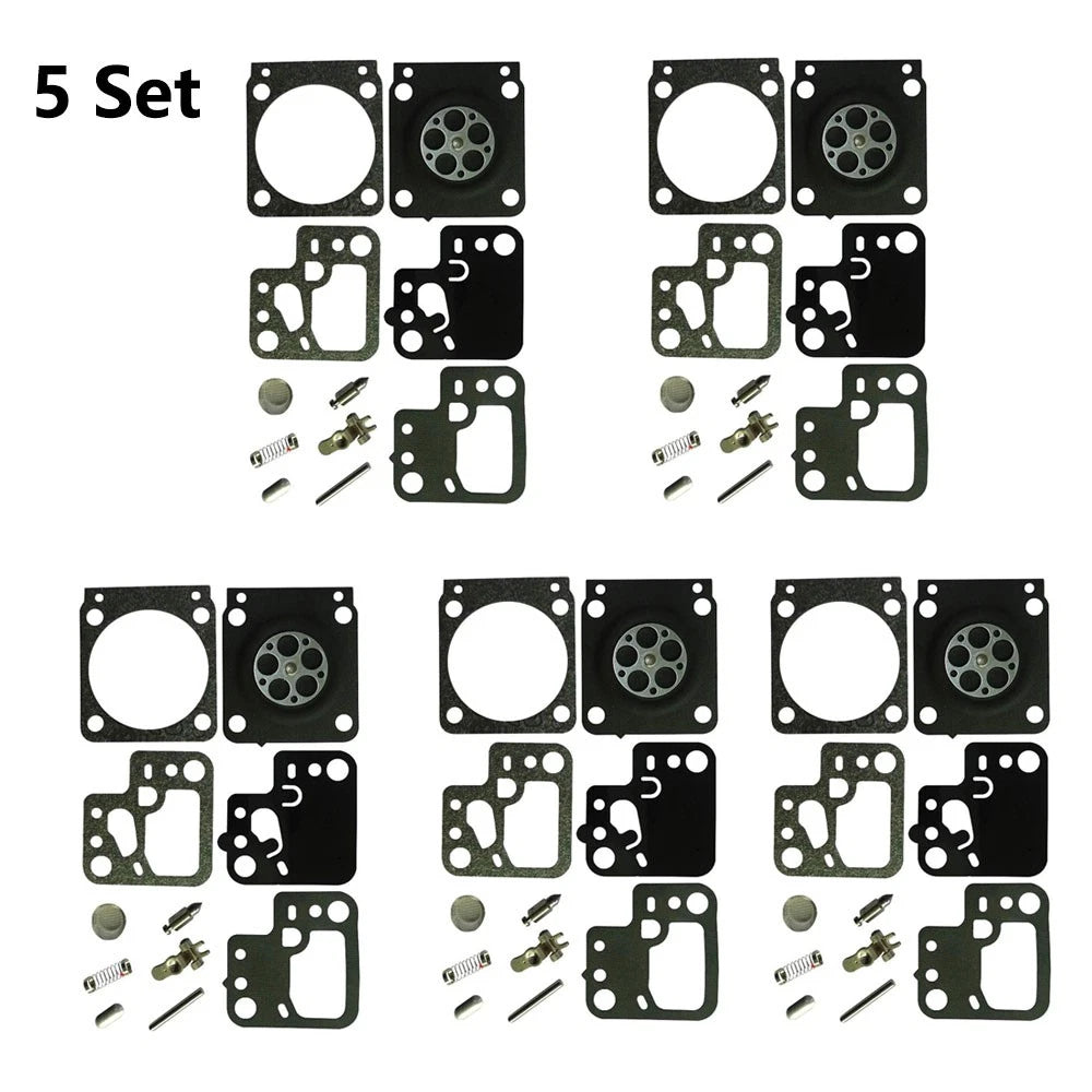 Set of 5 Carburetor Rebuild Kits for Stihl HS46 HS56 (ZAMA RB-243)