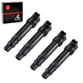 Set of 4 Ignition Coils for Kawasaki Ninja ZX600 ZX-6RR ZX-6R (2003–2018) 21171-1282