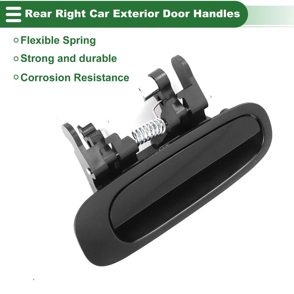 Rear Right Exterior Door Handle Replacement for Toyota Corolla (1998–2002)