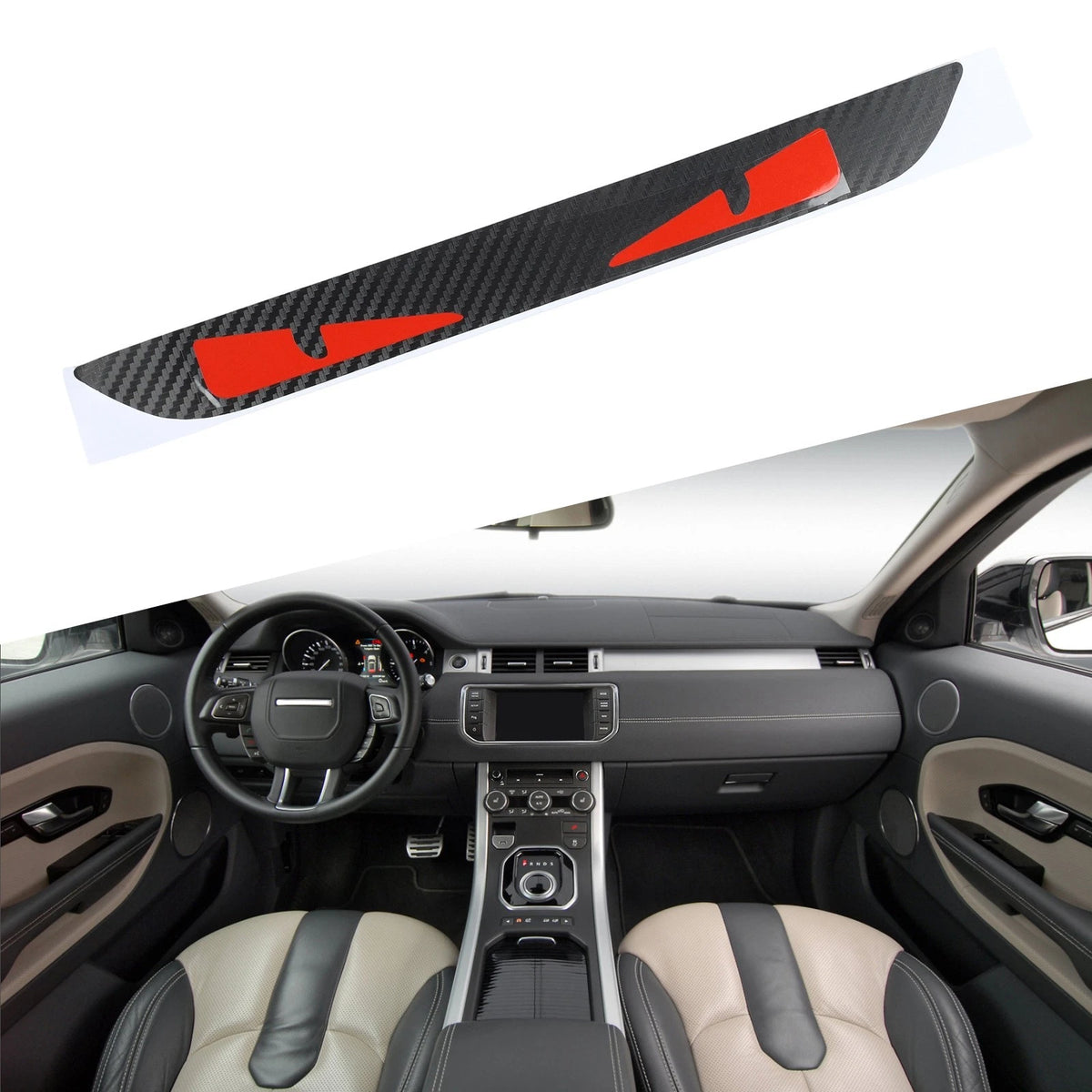 Carbon Fiber Taillight Decals for Devil Eye Style