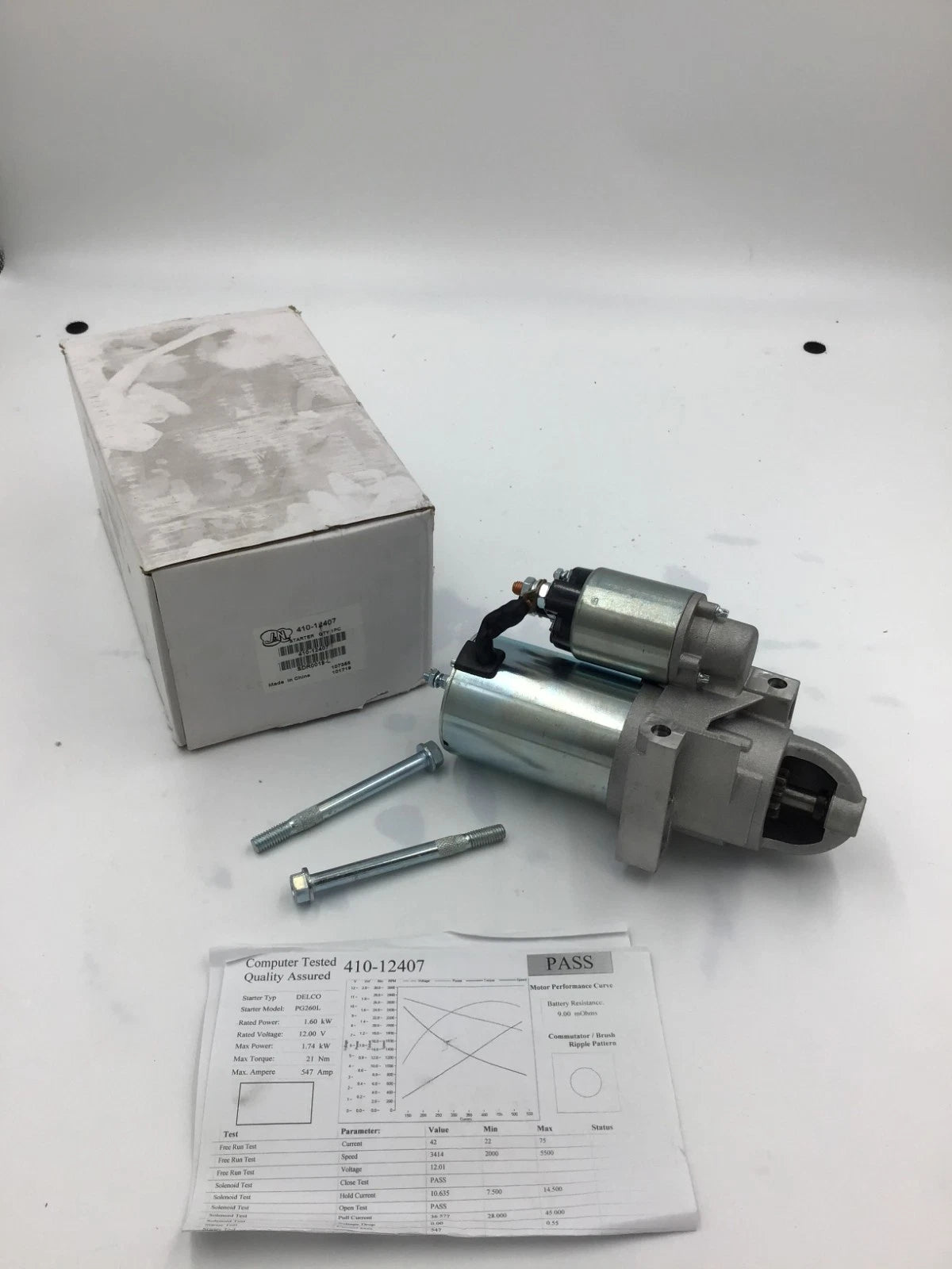 J&N Electrical Starter 410-12407 for Chevy GMC (Used)