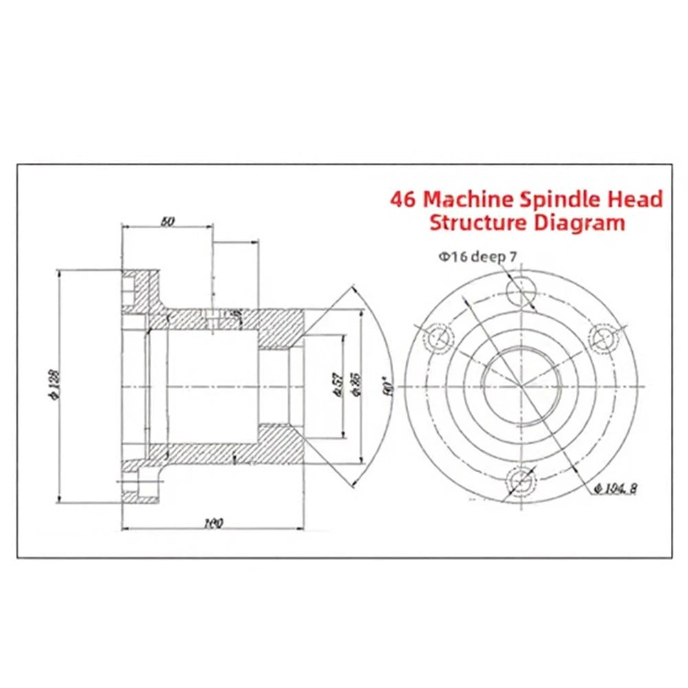 Robust Internal Support Chuck for CNC Lathe Spindle Heads