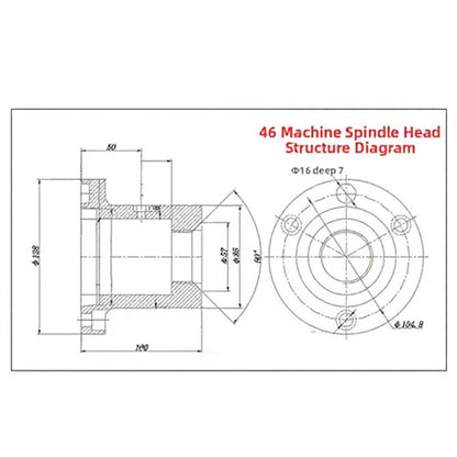Robust Internal Support Chuck for CNC Lathe Spindle Heads