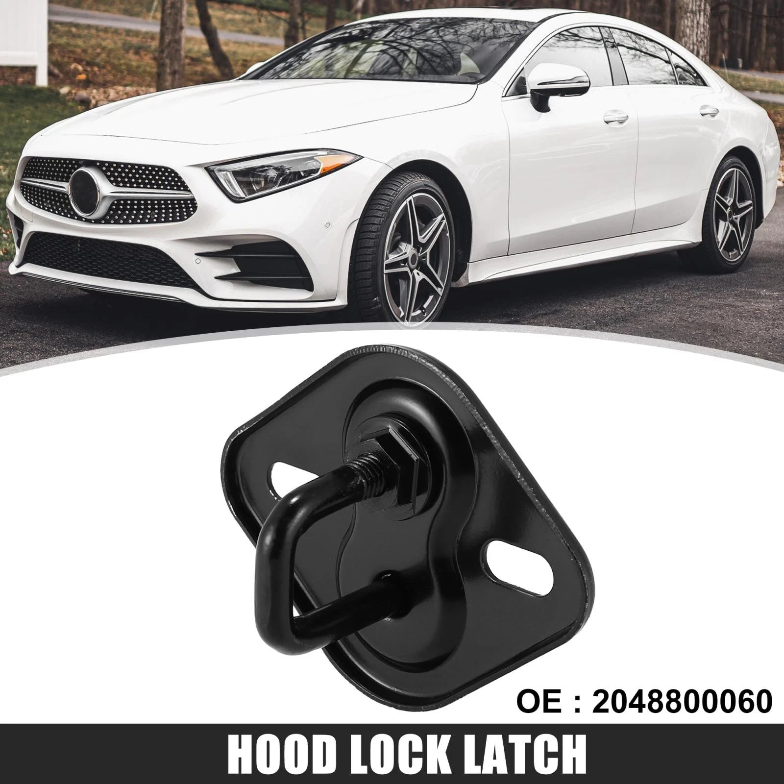Hood Lock Latch Upper OEM Replacement for Mercedes C300 C350 C63 (2015–2021)