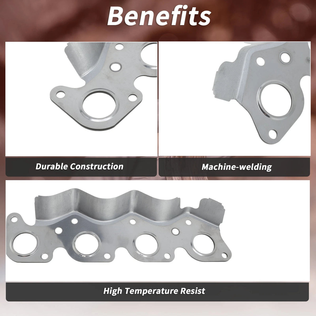 Exhaust Manifold Header Gasket for Mitsubishi Galant (1984–1992) MD302867