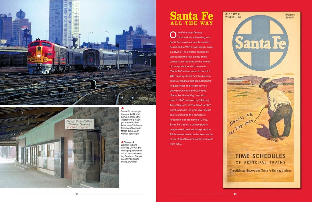 Chicago Celebrated Stations & Trains Book