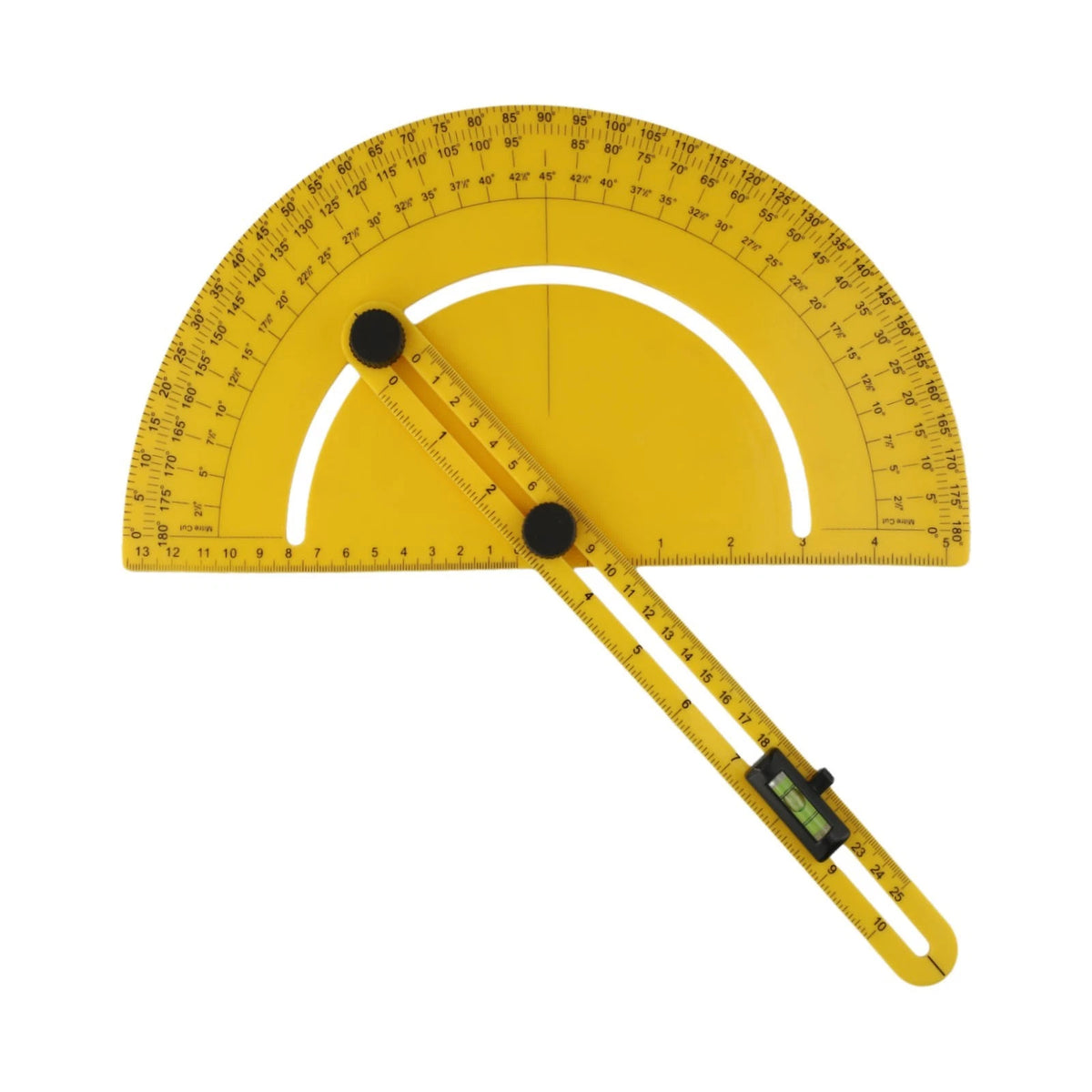 Adjustable 180 Degree Protractor Tool for Professionals