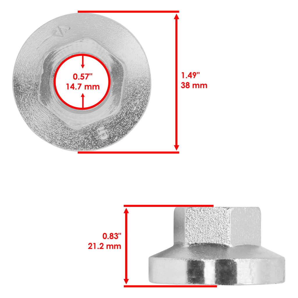 Spindle Pulley Nuts Replacement for John Deere 1023E (2013–2013)