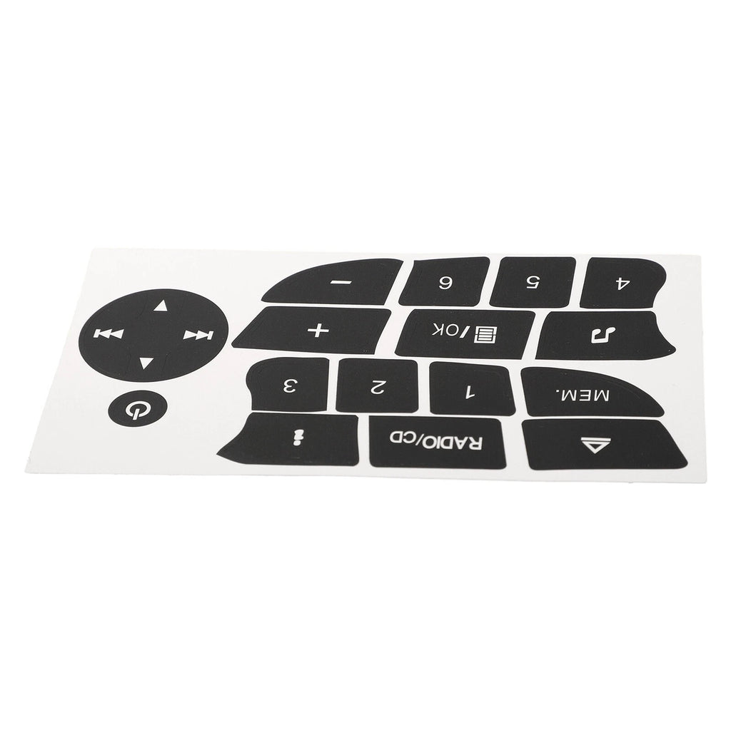 Control Board Radio CD Button Decals for Renault
