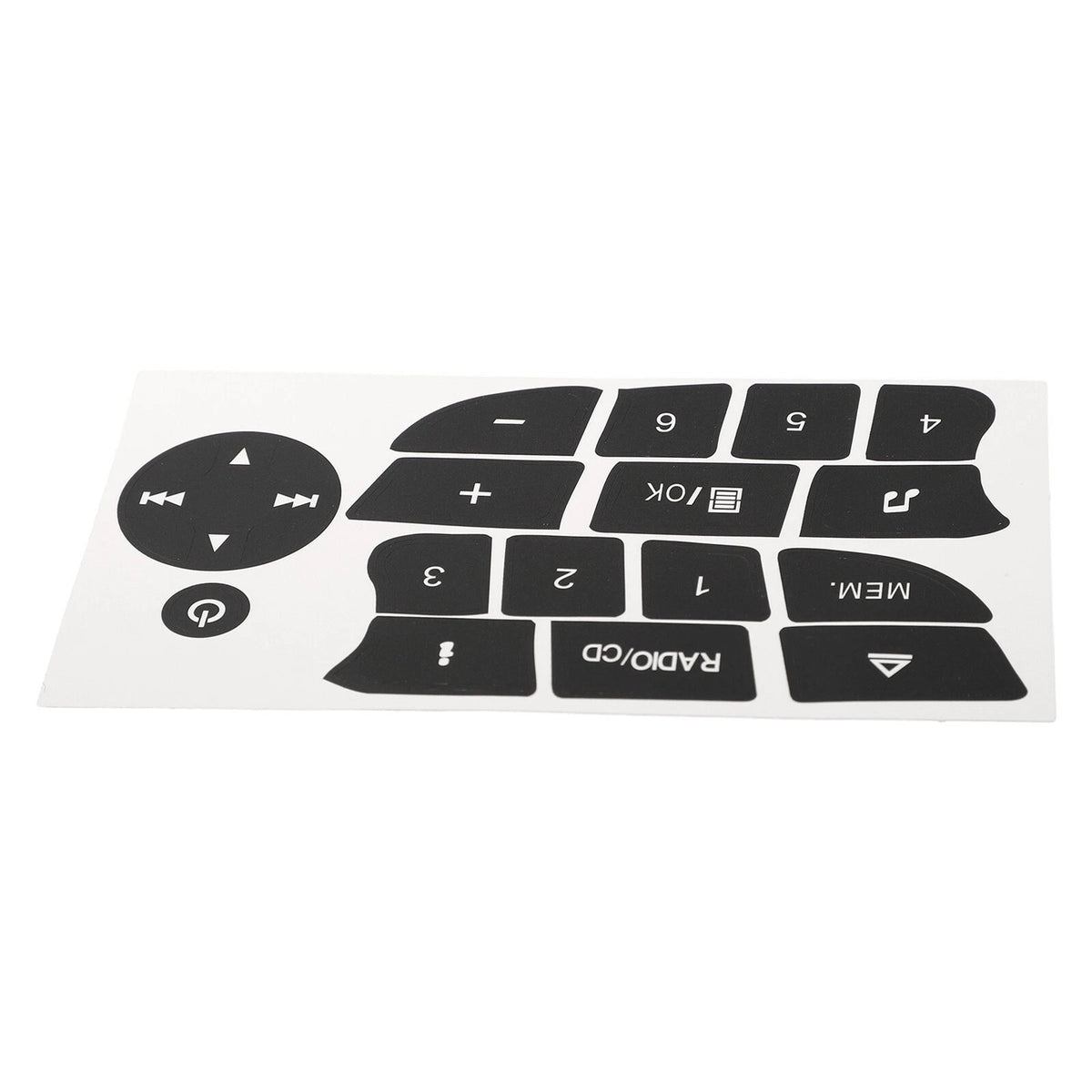 Control Board Radio CD Button Decals for Renault