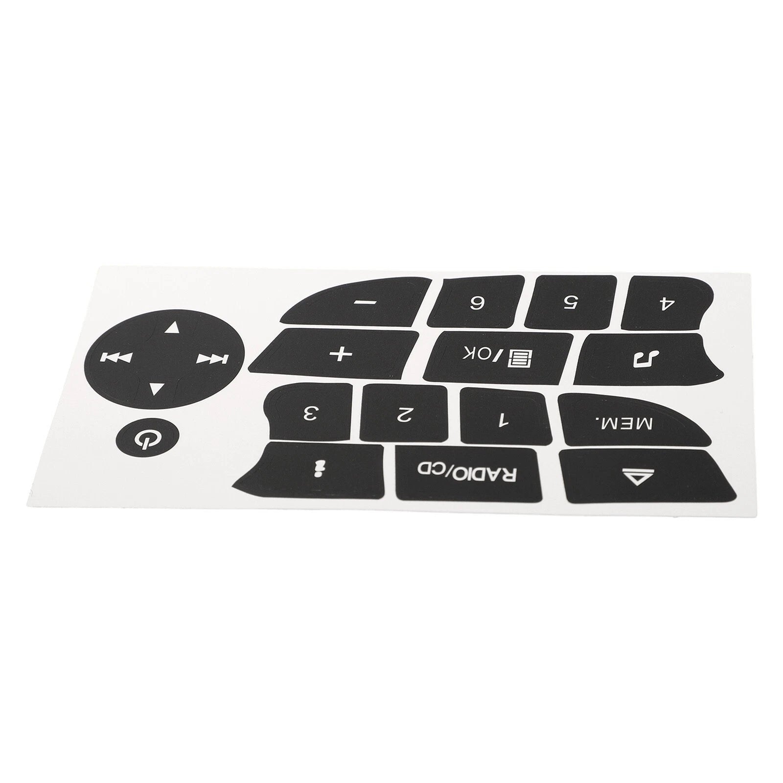 Control Board Radio CD Button Decals for Renault