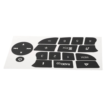 Control Board Radio CD Button Decals for Renault