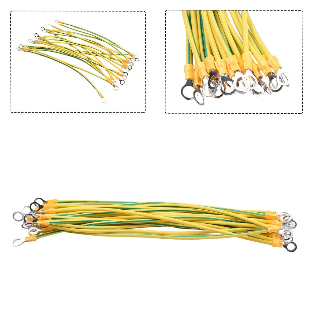 20PCS Solar PV Ground Wire with Terminals for