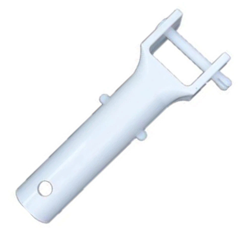 White Handle Replacement for Standard Swimming Pool Vacuum Head