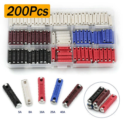200pcs Torpedo Bullet Fuse Kit for Classic Auto (Universal)