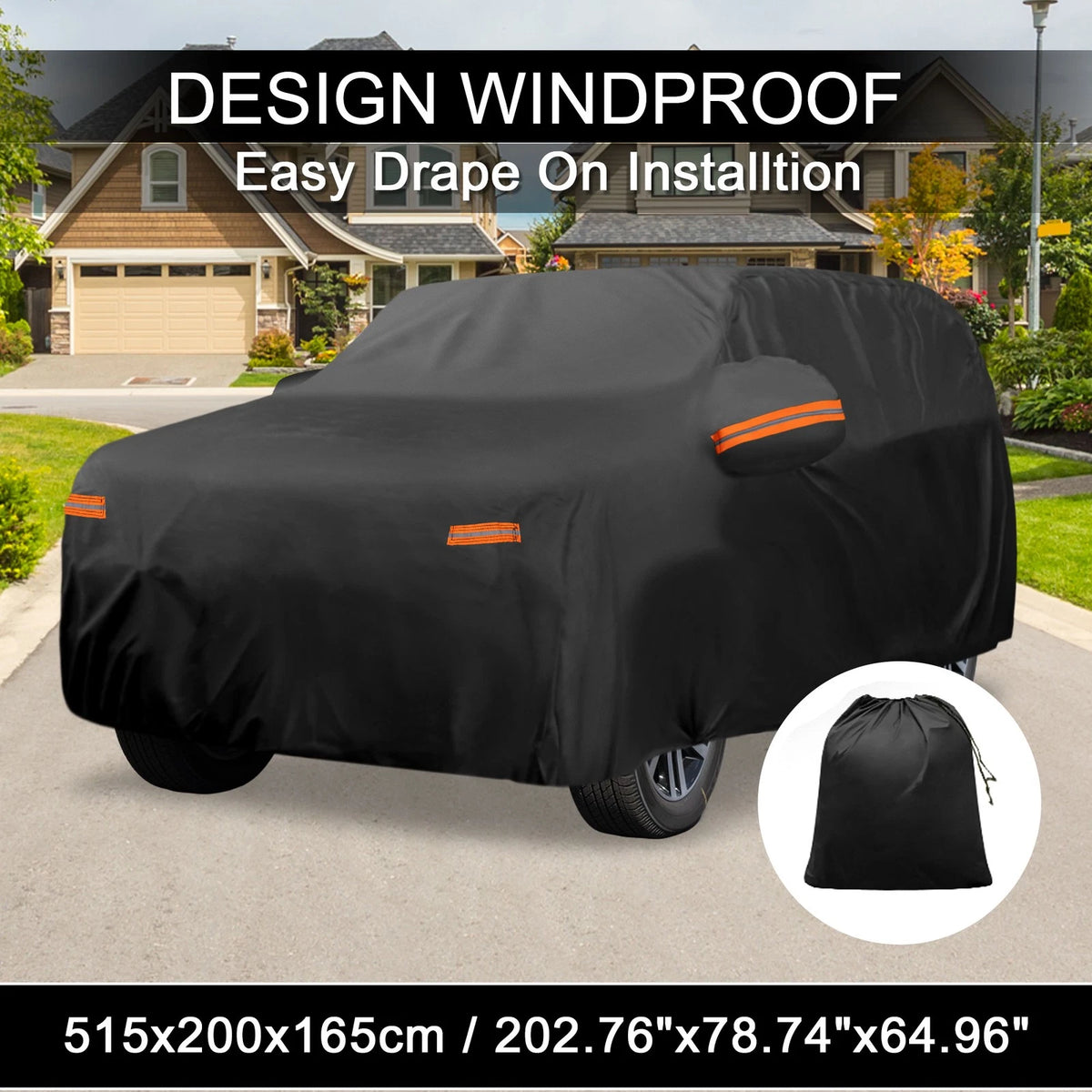 Waterproof Car Cover with Driver Door Zipper for Lexus LX (1996–2000)