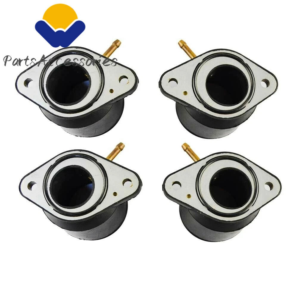 4X Carburetor Intake Manifold for Yamaha XJR1200 (1995–1998) XJR1300 (1999–2001)