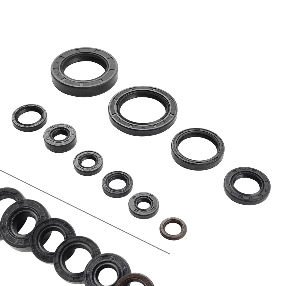 10pcs Engine Oil Seal Kit for Honda CRF450R (2002–2008)