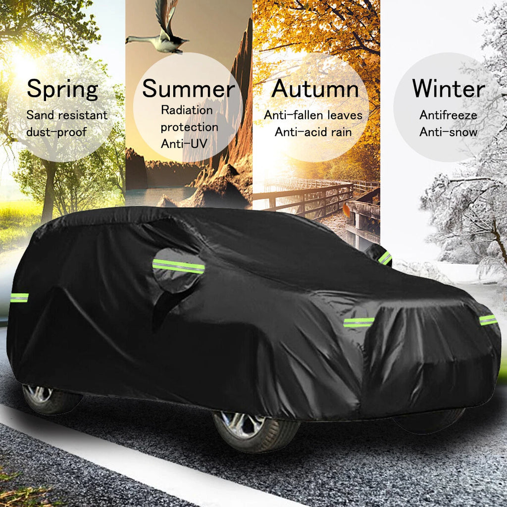XXL Waterproof Car Cover for All Makes and Models (Outdoor, UV Resistant)