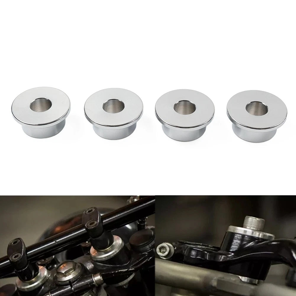Handlebar Riser Bushings Mounts For Harley Softail Dyna Sportster 883 1200