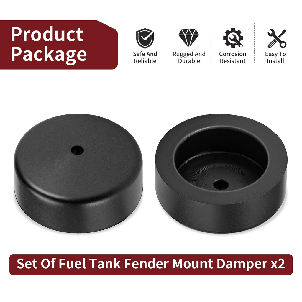 Set of Fuel Tank Fender Mount Dampers for Yamaha GT80 RS100 XS650 XS650B XS650D