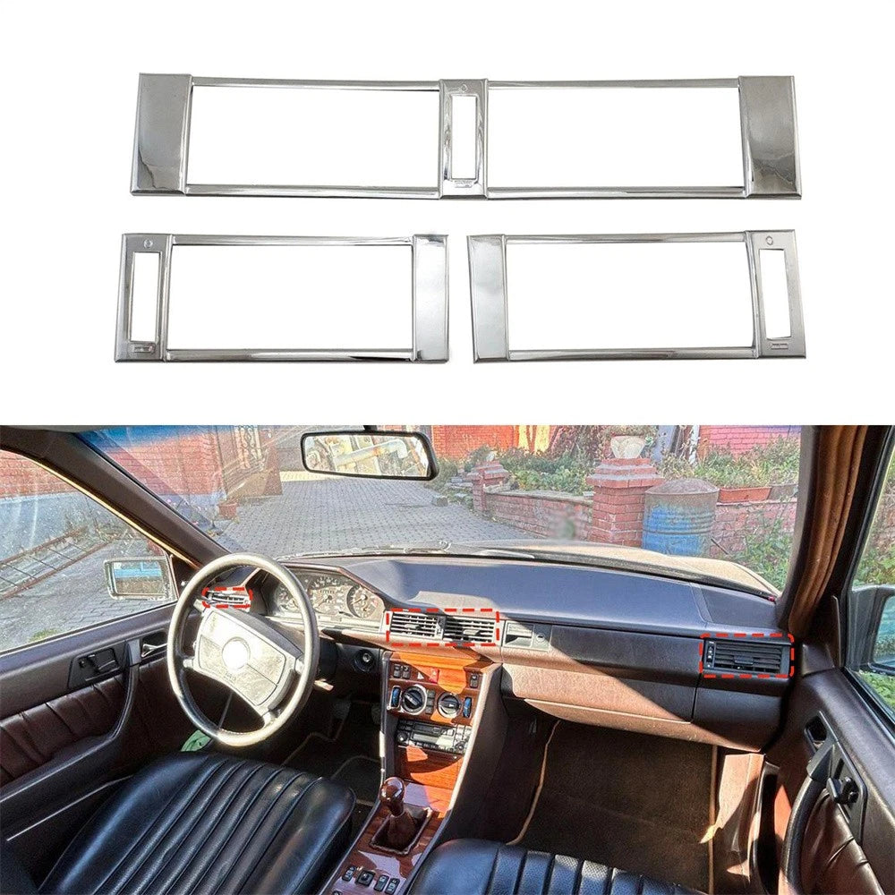Air Vent Trim Kit for Mercedes Benz E W124 (1986–1994)