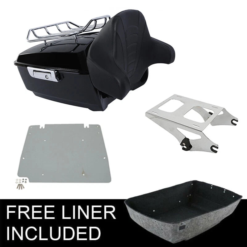 Trunk Pad Rack Mount Plate for Harley Touring Electra Glide (2014–2026)