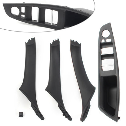RHD Inner Window Switch Armrest Panel Door Handle Kit for BMW 5 Series (2010–2017)