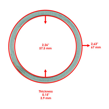 Exhaust Muffler Silencer Gasket Replacement for Kawasaki TERYX 800 (2014–2024)