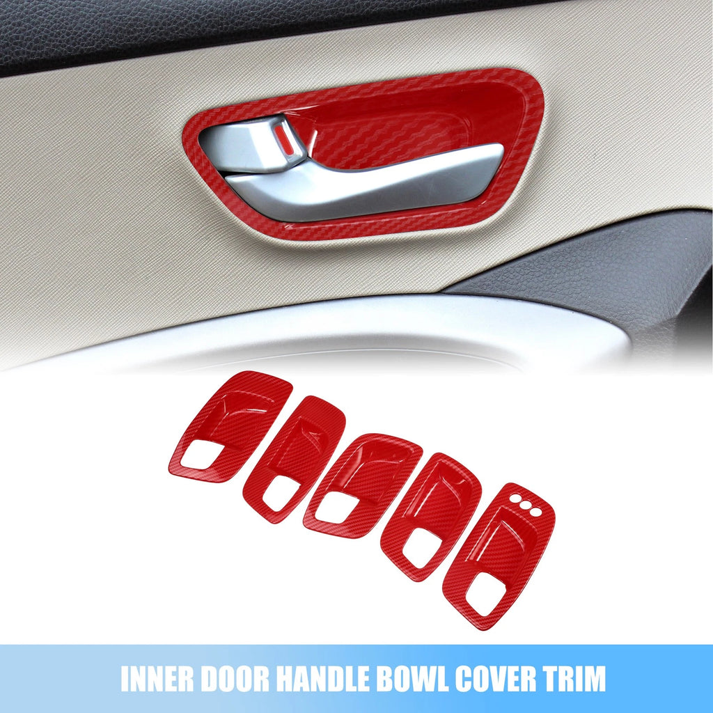 Inner Door Handle Bowl Cover Trim Set for Dodge (2015–2021)