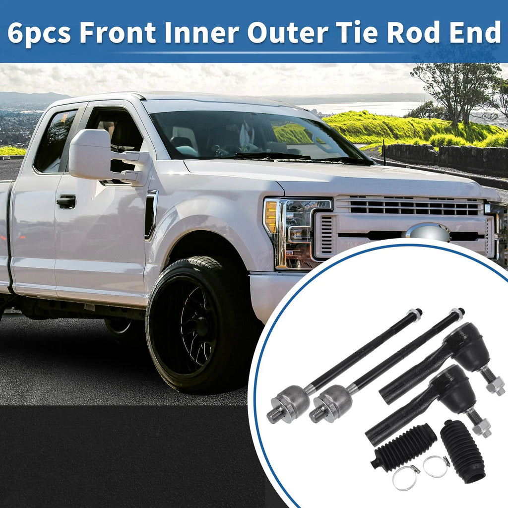 2X Front Outer Tie Rod End Links Kit for Ford Explorer (2006–2010)