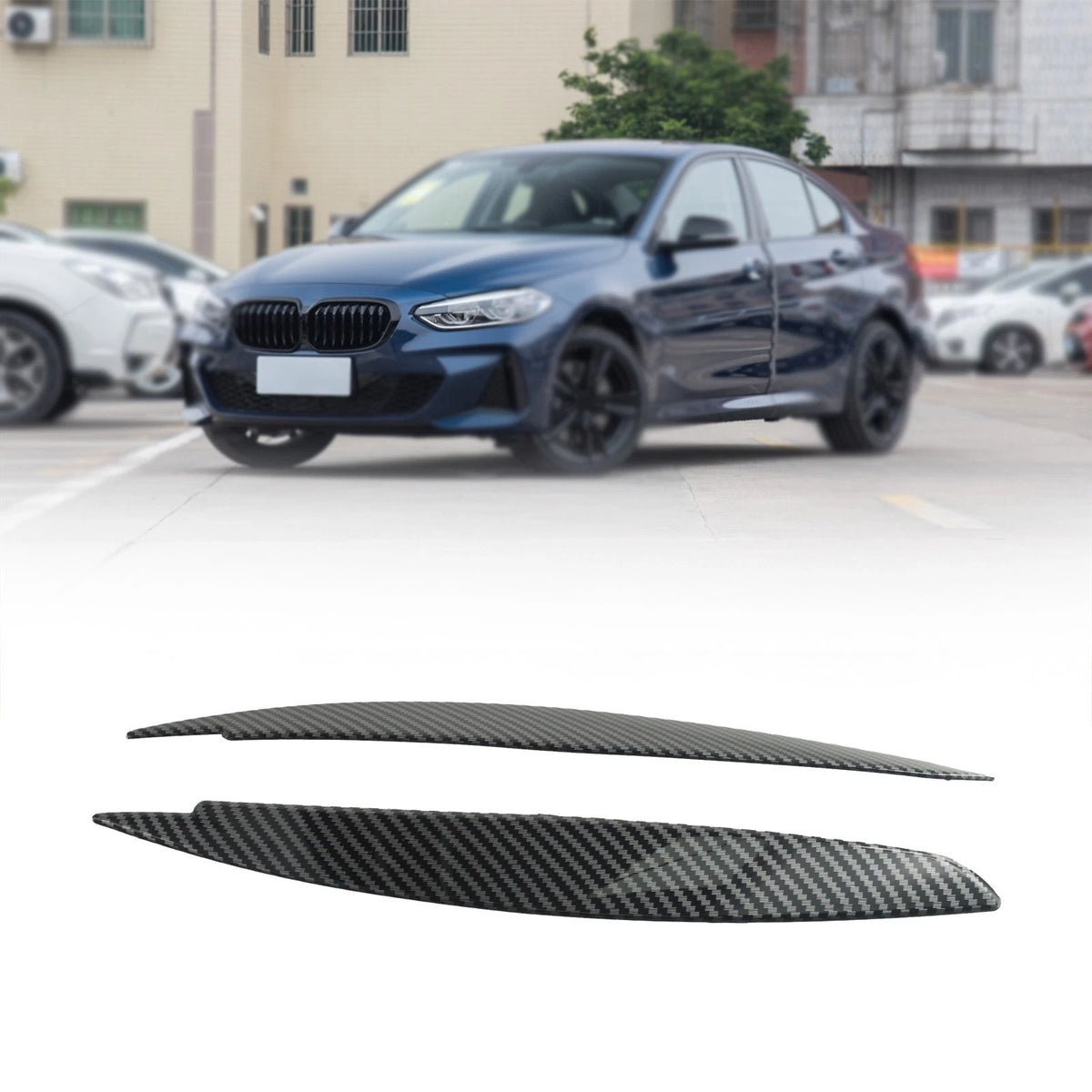 Eye Catching Carbon Fiber Design Eyelids Brows for 1 E87 E88 E81 E82