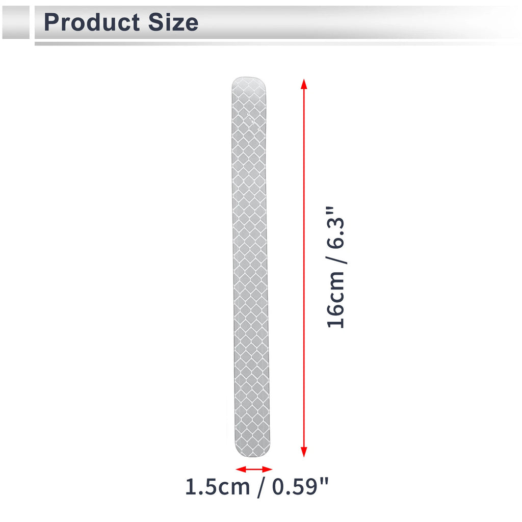 Reflective Bumper Decal for - Diamond Grid Pattern