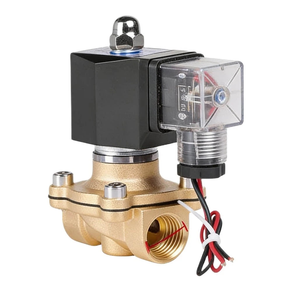 DC24V Brass Electromagnetic Solenoid Valve for Water Control