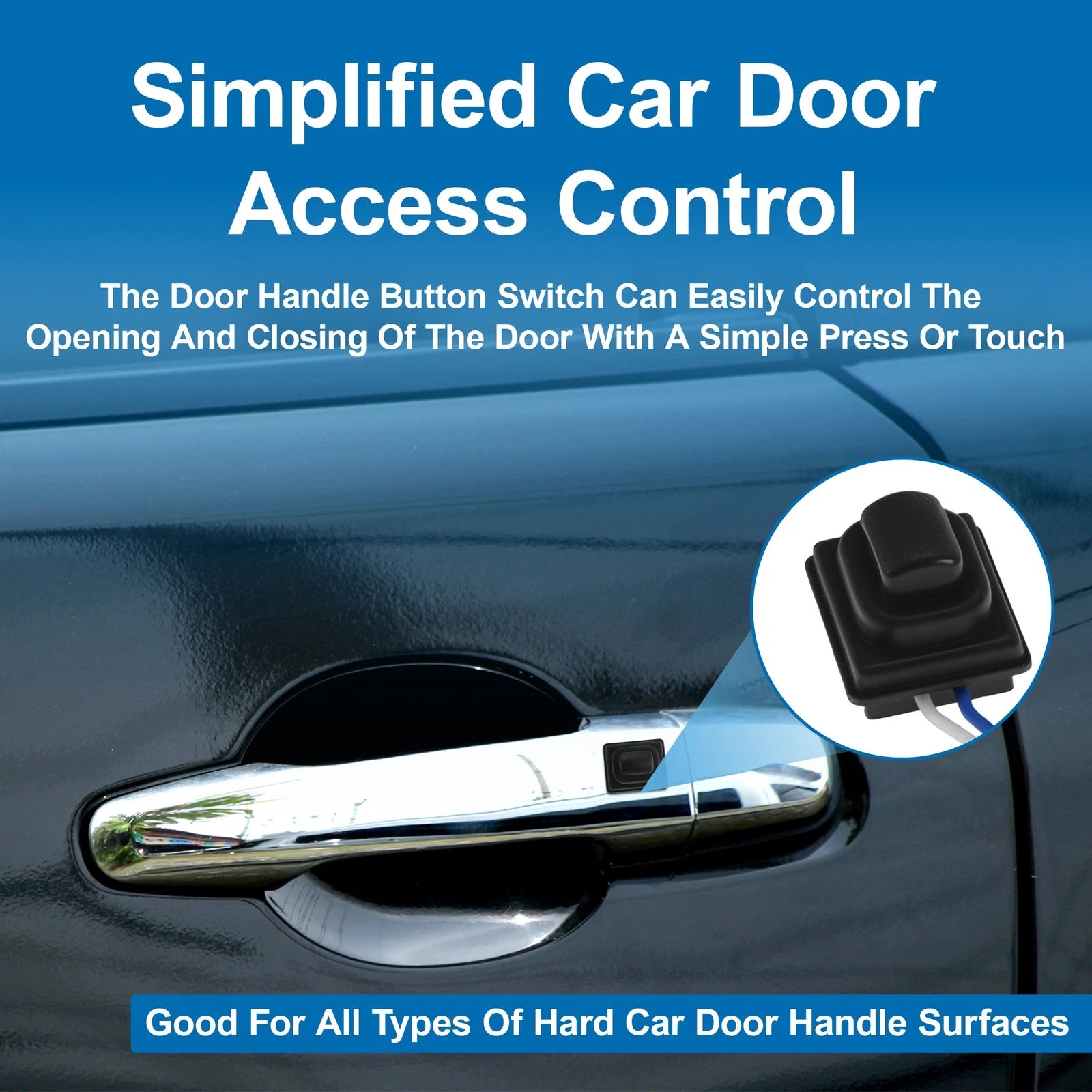Front Left Door Handle Button Switch for Kia Niro (2016–2021) 82651-G5000