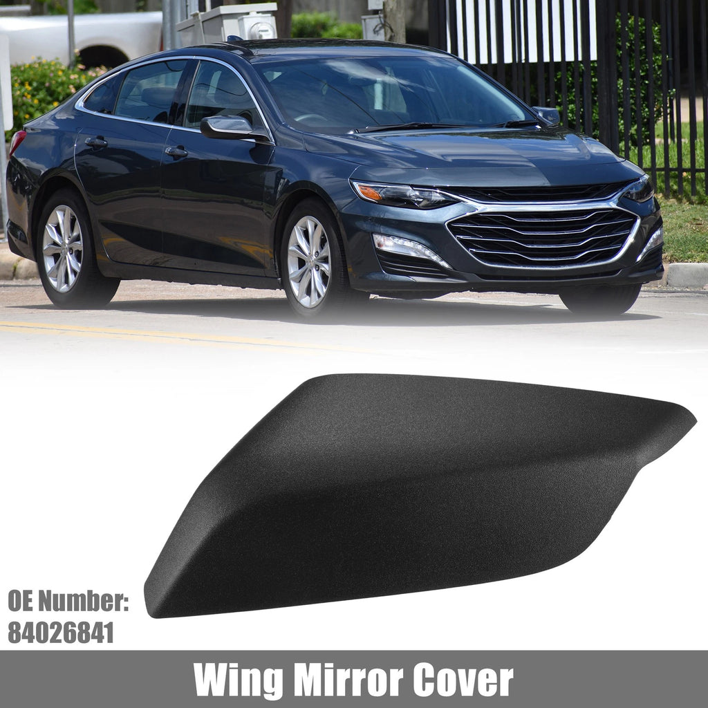 Car Door Wing Mirror Cover Black Left Side for Chevy Malibu (2004–2012)