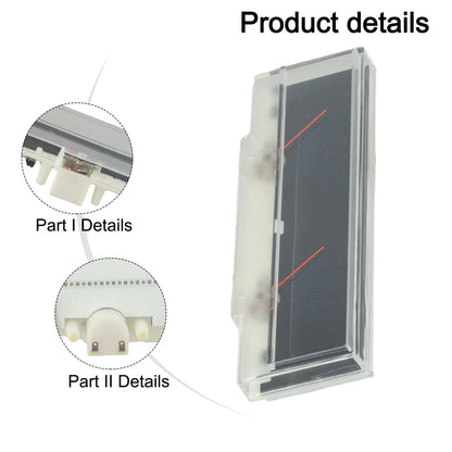 Dual Analog VU Meters with LED Light Indicators for Universal Fit