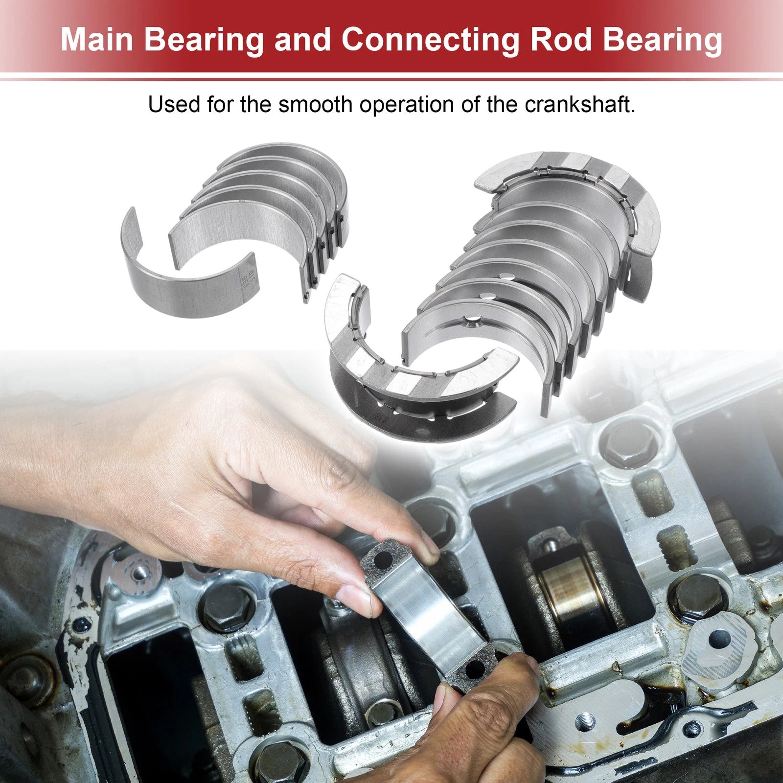 Engine Main and Connecting Rod Bearing Kit for BMW 1 Series (2015–2022)