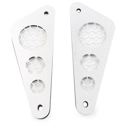 Set of 2 Rear Silver Panel Guards for Yamaha XSR155 (2019–2022)