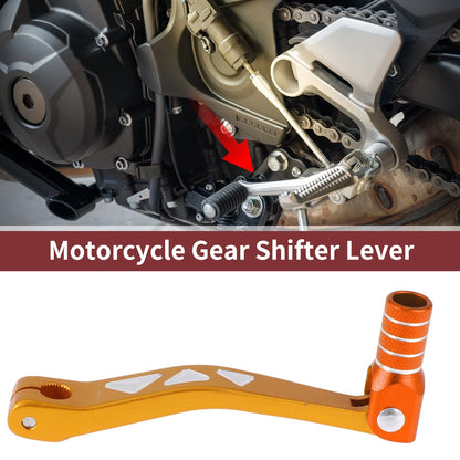 Folding Gear Shifter Lever for Yamaha TTR 50 (2000–2023) Gold/Orange