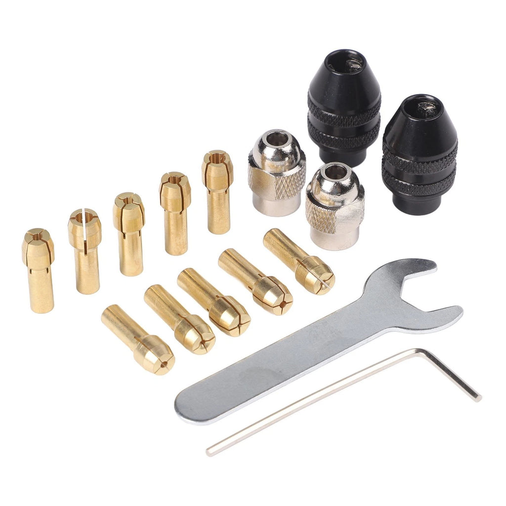 Keyless Quick Change Chuck for Rotary Tools (Compatible with Various Bits)