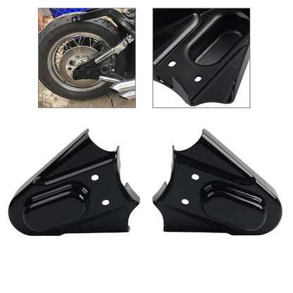 Rear Metal Swingarm Axle Covers for Harley Softail Fat Boy (EFI) (2000–2017)